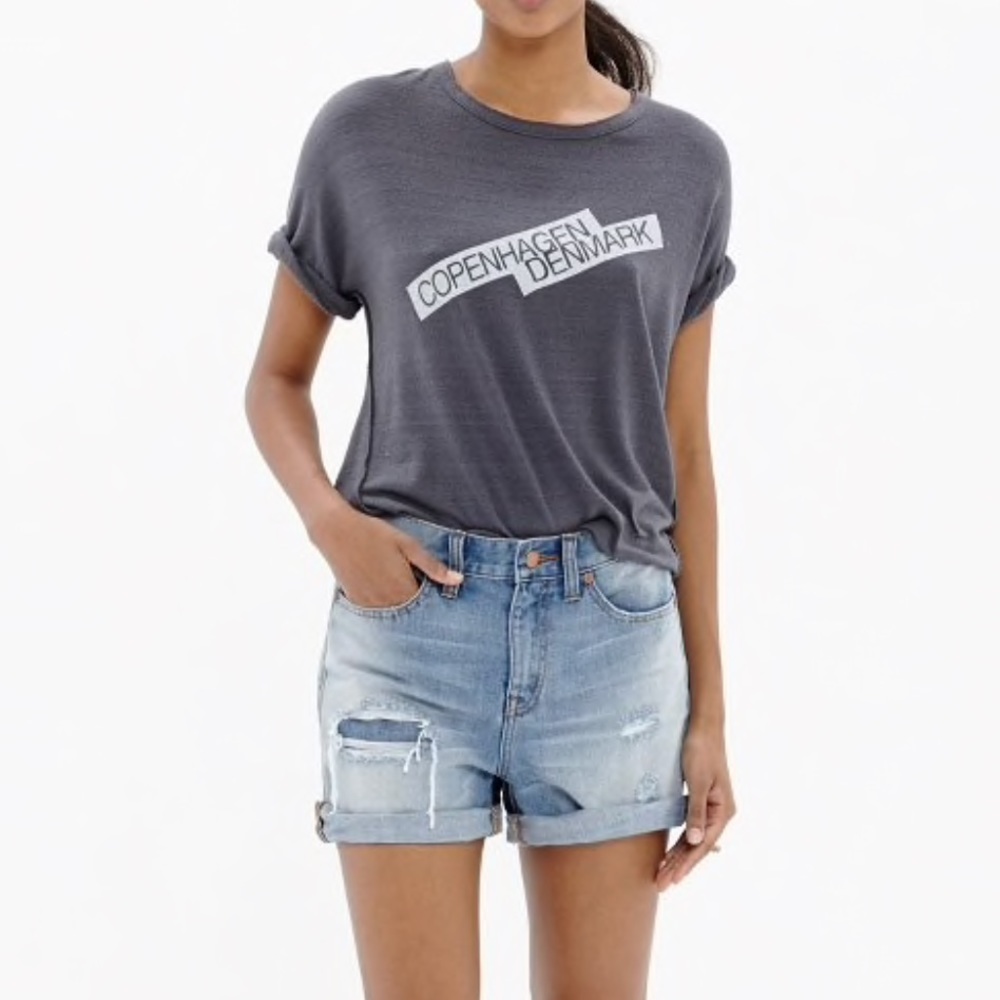 Madewell Denim Boyshorts: Rip and Repair Edition
